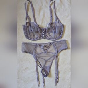 NWOT Adore Me Bianca Unlined Balconette Set